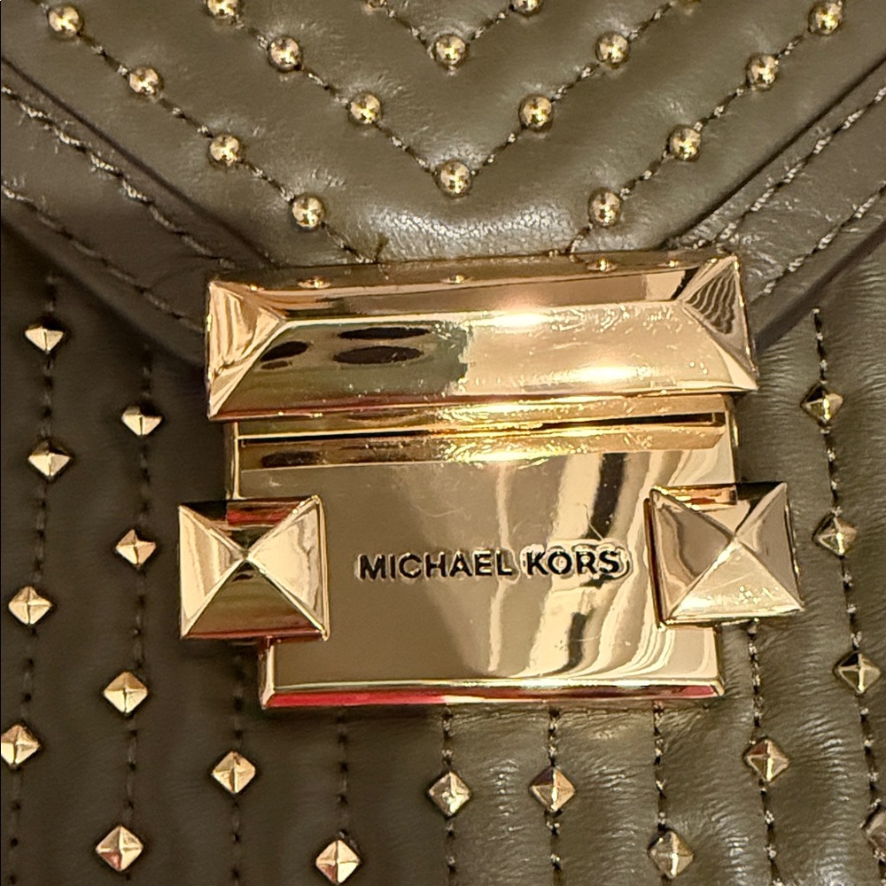 MICHAEL MICHAEL KORS
Whitney Large Studded Leather Convertible Shoulder Bag - Picture 3 of 12